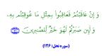 آیه ای در سایه؛ «وَ إِنْ عَاقَبْتُمْ فَعَاقِبُوا بِمِثْلِ مَا عُوقِبْتُمْ بِهِ وَ لَئِنْ صَبَرْتُمْ لَهُوَ خَیْرٌ لِلصَّابِرِینَ» 2